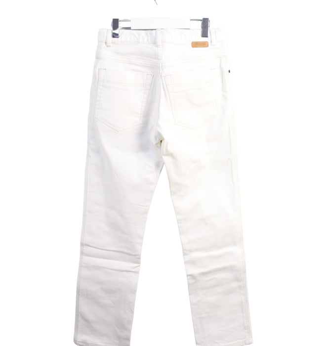 A White Casual Pants from Bonpoint in size 14Y for boy. (Back View)