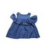 A Blue Short Sleeve Tops from Why and 1/2 in size 2T for girl. (Back View)