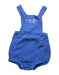 A Blue Overall Shorts from Sergent Major in size 12-18M for girl. (Front View)