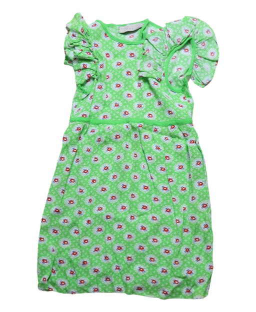 A Green Short Sleeve Dresses from Stella McCartney in size 5T for girl. (Front View)