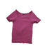 A Pink Short Sleeve Tops from Seed in size 6T for girl. (Front View)