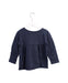 A Blue Long Sleeve Tops from Bonpoint in size 4T for girl. (Back View)