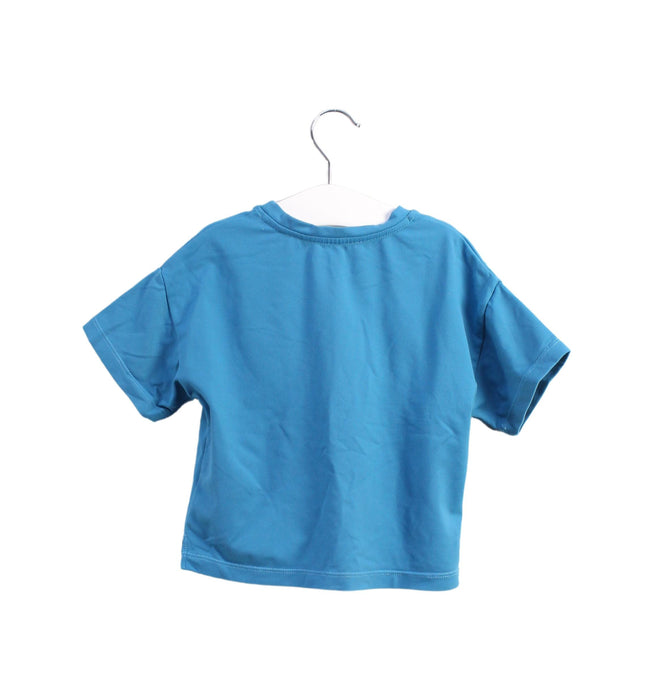 A Blue Short Sleeve Tops from Moody Tiger in size 2T for girl. (Back View)