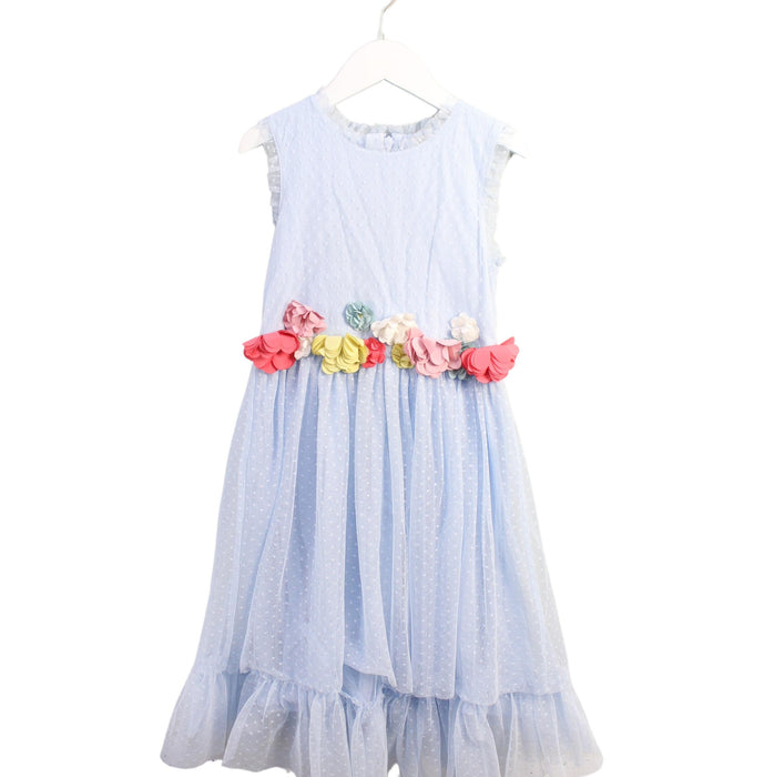 A Multicolour Sleeveless Dresses from Boden in size 7Y for girl. (Front View)