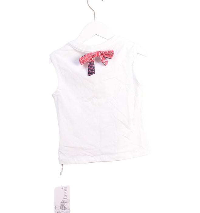 A Multicolour Sleeveless T Shirts from Bora Aksu in size 4T for girl. (Back View)