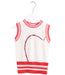 A Red Sleeveless Tops from Bora Aksu in size 5T for girl. (Front View)