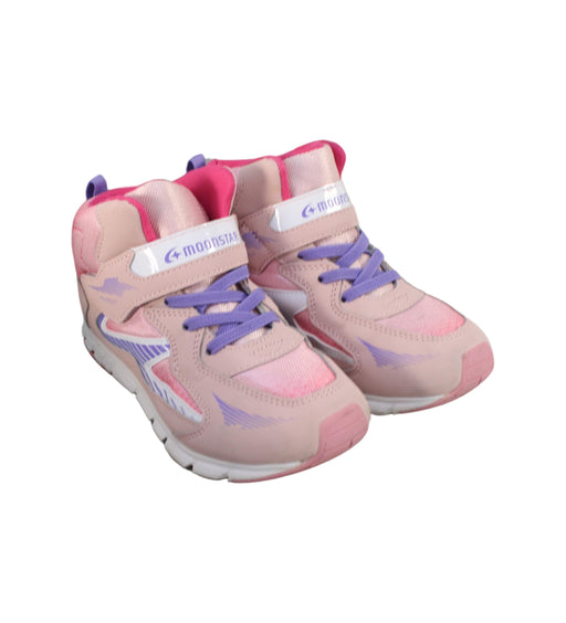 A Multicolour Sneakers from Moonstar in size 7Y for girl. (Front View)