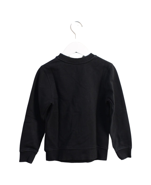 A Black Sweatshirts from Givenchy in size 6T for boy. (Back View)