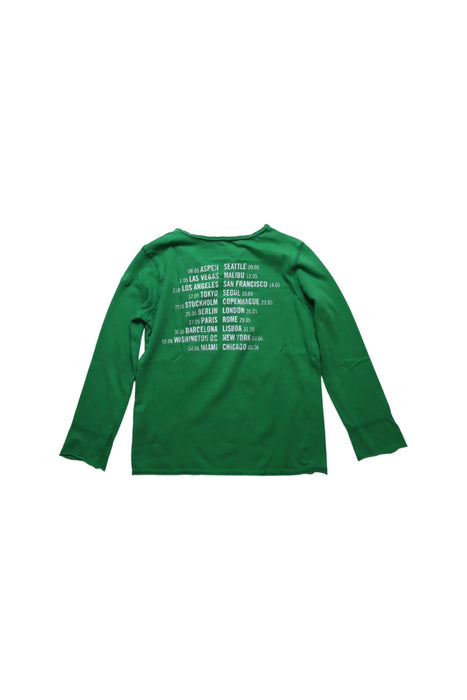 A Green Long Sleeve Tops from Zadig & Voltaire in size 6T for boy. (Back View)