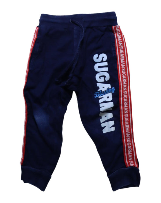 A Blue Sweatpants from Sugarman in size 3T for boy. (Front View)