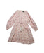 A Pink Long Sleeve Dresses from Velveteen in size 6T for girl. (Front View)