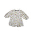 A White Long Sleeve Dresses from Velveteen in size 6-12M for girl. (Front View)