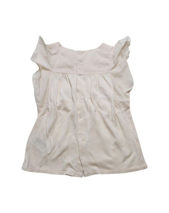 A Pink Short Sleeve Tops from Chloe in size 3T for girl. (Back View)