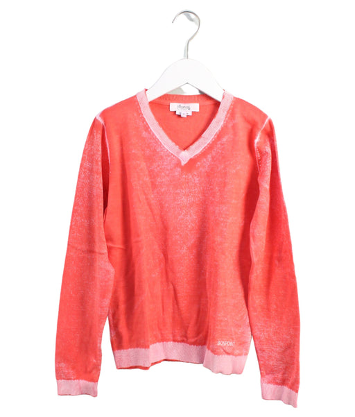 A Orange Long Sleeve Tops from Bonpoint in size 10Y for girl. (Front View)