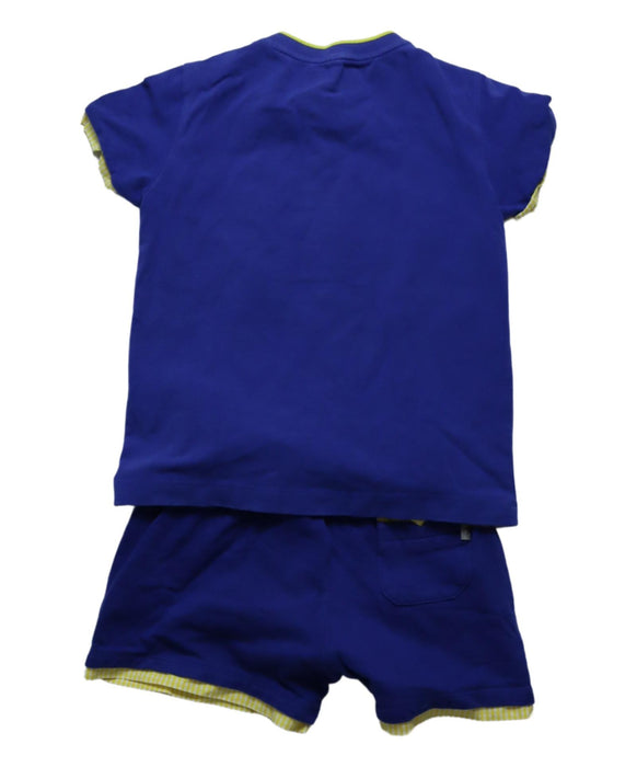 A Blue Shorts Sets from Ferrari in size 2T for boy. (Back View)