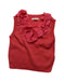 A Pink Sleeveless Tops from Gingersnaps in size 8Y for girl. (Front View)