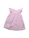 A Pink Sleeveless Dresses from Jacadi in size 12-18M for girl. (Back View)