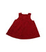 A Red Sleeveless Dresses from Jacadi in size 3-6M for girl. (Back View)