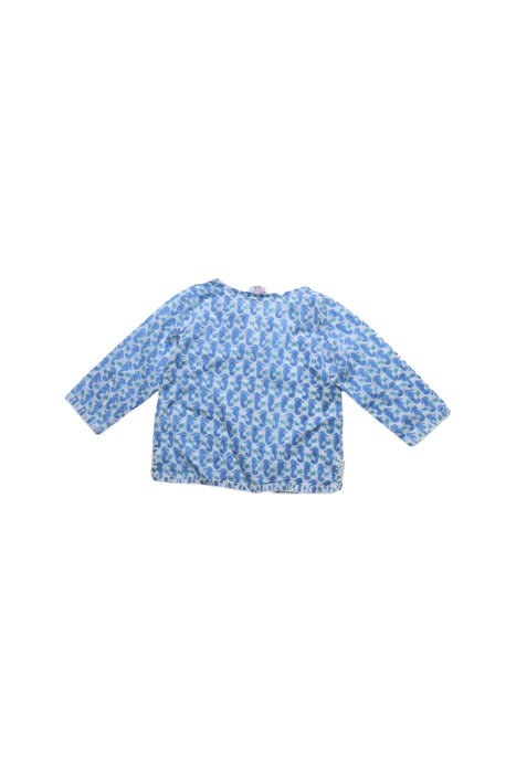 A Blue Long Sleeve Tops from Rikshaw Design in size 6-12M for girl. (Back View)