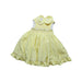 A Yellow Sleeveless Dresses from Pretty Originals in size 6-12M for girl. (Front View)