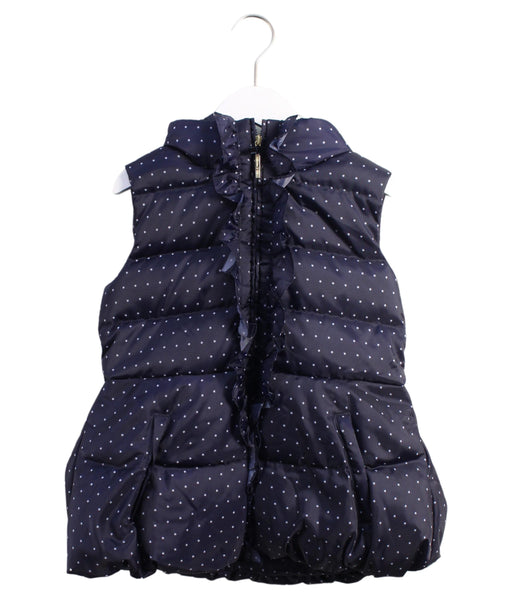 A Blue Outerwear Vests from Nicholas & Bears in size 8Y for girl. (Front View)