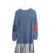 A Blue Sweater Dresses from Polo Ralph Lauren in size 7Y for girl. (Back View)