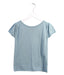 A Blue Short Sleeve Tops from Excuse My French in size 8Y for girl. (Front View)