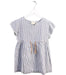 A Grey Short Sleeve Dresses from Arsène et les pipelettes in size 5T for girl. (Front View)