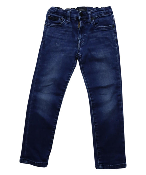 A Blue Jeans from Polo Ralph Lauren in size 4T for boy. (Front View)