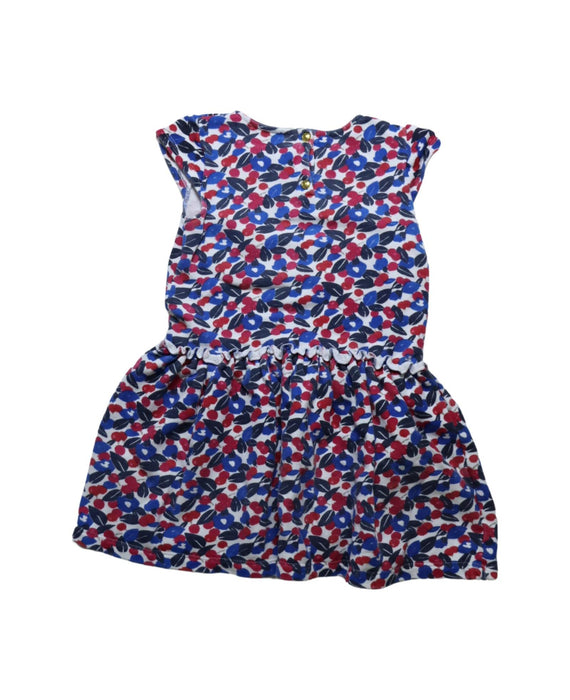 A Multicolour Short Sleeve Dresses from Petit Bateau in size 8Y for girl. (Back View)