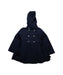 A Navy Coats from Jacadi in size 4T for girl. (Front View)