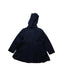 A Navy Coats from Jacadi in size 4T for girl. (Back View)