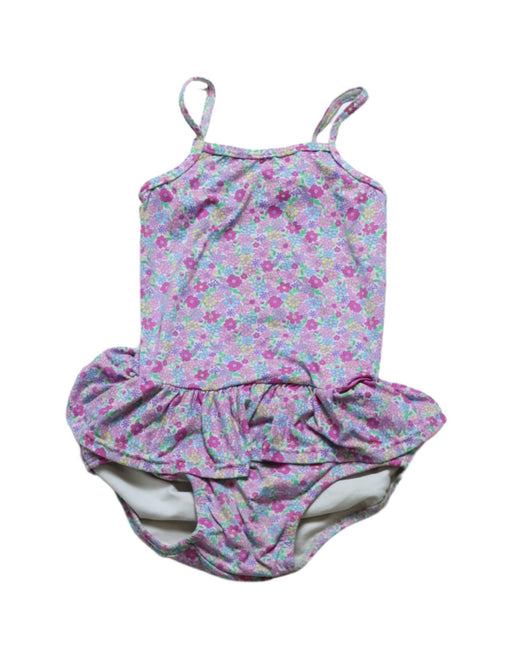 A Pink Swimsuits from Jojo Maman Bébé in size 2T for girl. (Front View)