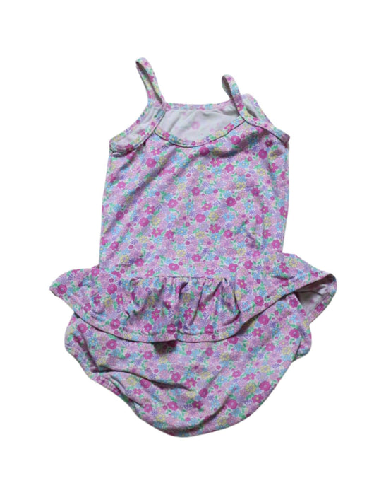 A Pink Swimsuits from Jojo Maman Bébé in size 2T for girl. (Back View)