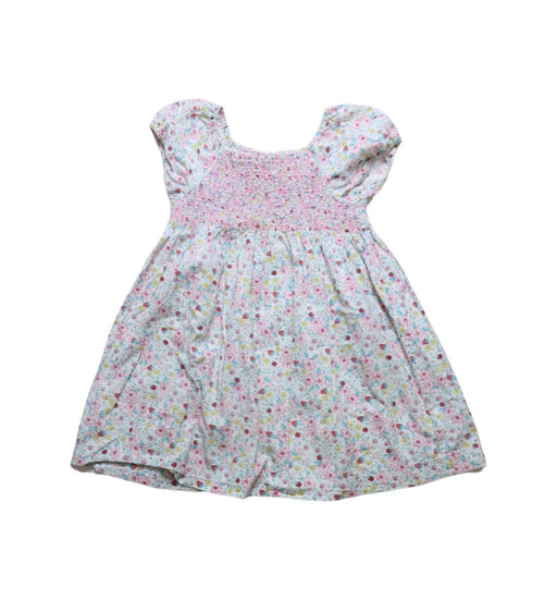 A Pink Short Sleeve Dresses from Jojo Maman Bébé in size 2T for girl. (Front View)