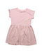 A Pink Short Sleeve Dresses from Seed in size 4T for girl. (Front View)