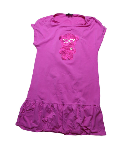 A Pink Short Sleeve Dresses from Emporio Armani in size 14Y for girl. (Front View)