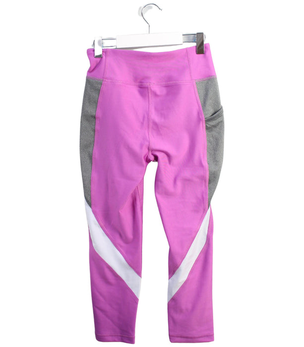 A Pink Leggings from Under Armour in size 10Y for girl. (Back View)