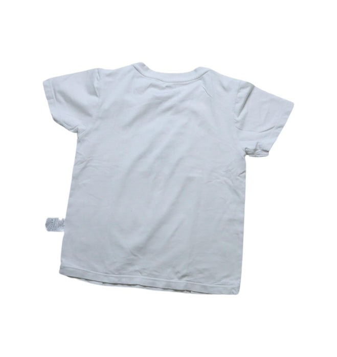 A White Short Sleeve T Shirts from Balabala in size 2T for boy. (Back View)