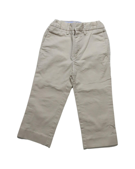 A Beige Casual Pants from Crewcuts in size 2T for boy. (Front View)