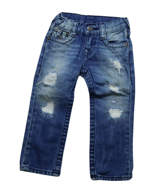 A Blue Jeans from True Religion in size 2T for boy. (Front View)