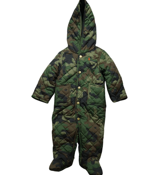 A Green Snowsuits from Ralph Lauren in size 6-12M for neutral. (Front View)