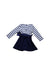 A Navy Long Sleeve Dresses from Ralph Lauren in size 6-12M for girl. (Back View)