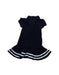 A Navy Short Sleeve Dresses from Ralph Lauren in size 3-6M for girl. (Back View)