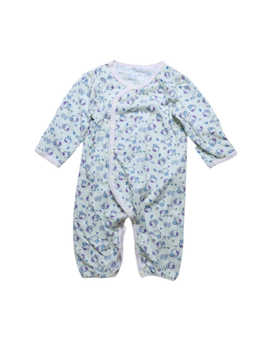 A Green Long Sleeve Jumpsuits from Primeval in size 12-18M for girl. (Front View)