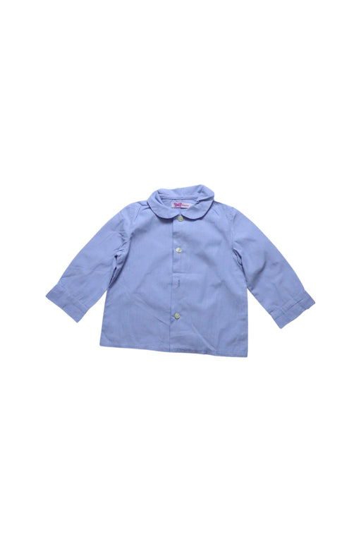 A Blue Shirts from Amaia in size 6-12M for girl. (Front View)