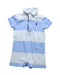 A Blue Short Sleeve Rompers from Ralph Lauren in size 6-12M for boy. (Front View)