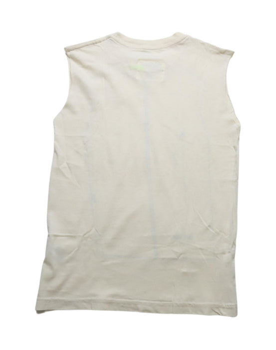 A Ivory Sleeveless Tops from Nununu in size 6T for boy. (Back View)