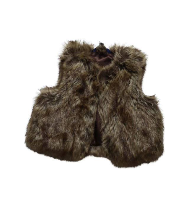 Brown Polo Ralph Lauren Faux Fur Vest 4T Retykle