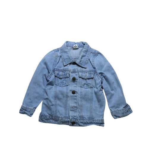 A Blue Lightweight Jackets from Bonton in size 2T for girl. (Front View)